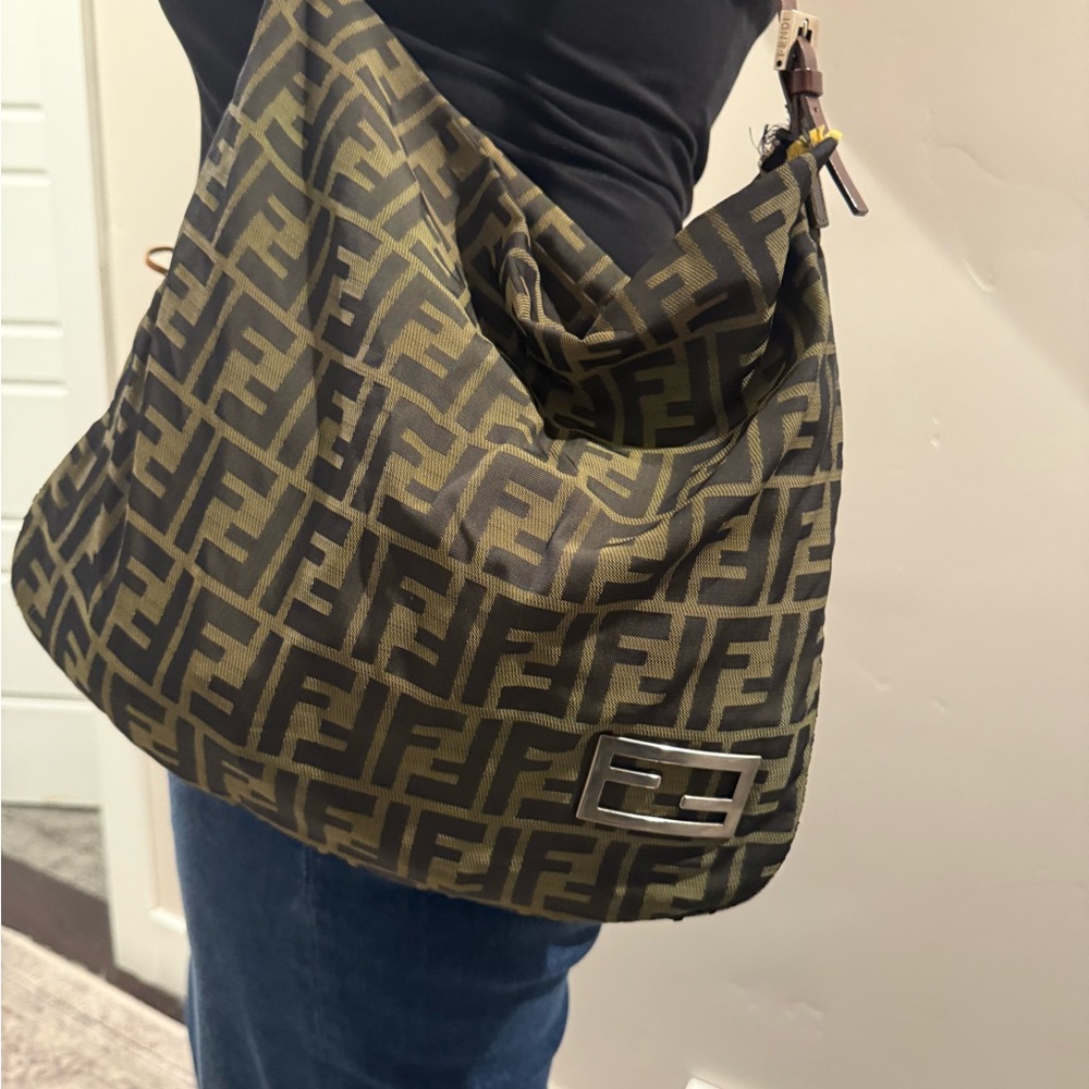 Authentic Fendi vintage Zucca Monogram Shoulder Bag - Picture 2 of 16